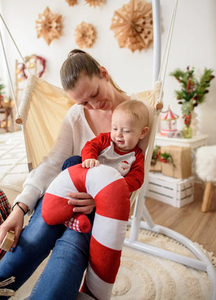 homba® zen závesné kreslo bavlnené krémové - XLchoice.com