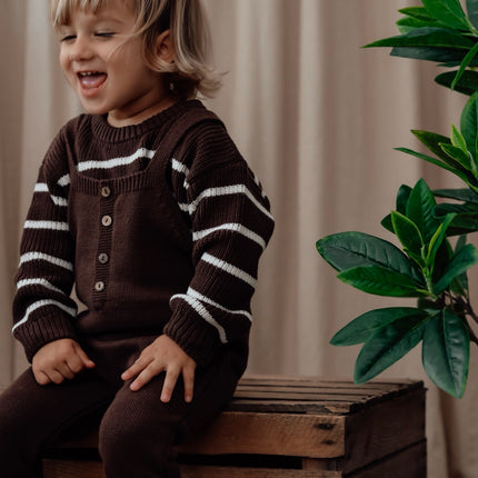 Jojo suspenders Brown