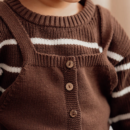 Jojo suspenders Brown