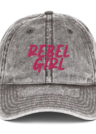 Vintage Cap REBEL GIRL Vintage Cotton Twill Cap